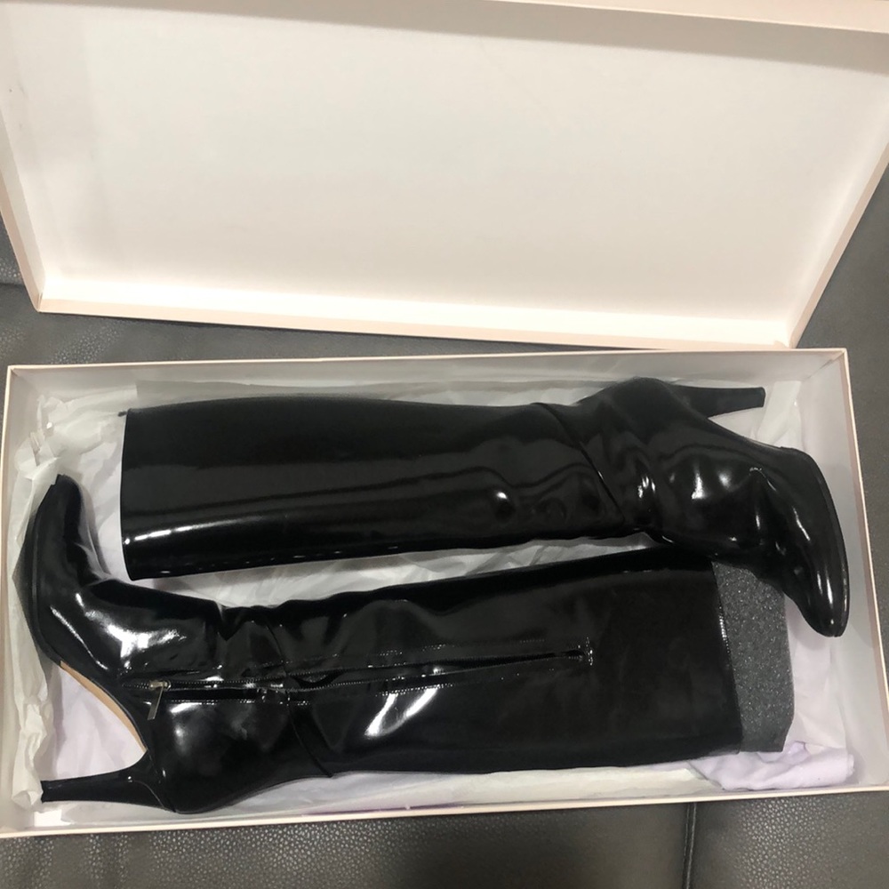 Jimmy Choo Glossy Calf Boots